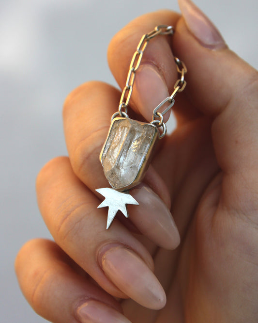 Stellar Chain- Raw Danburite