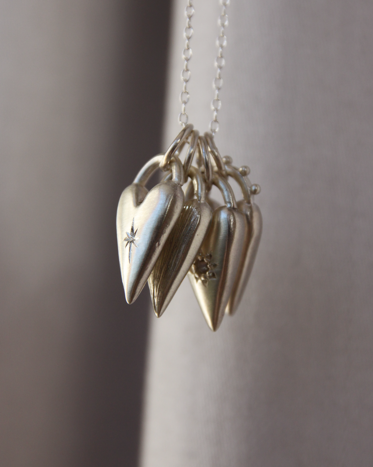 Heart Charm ~ Moonstone