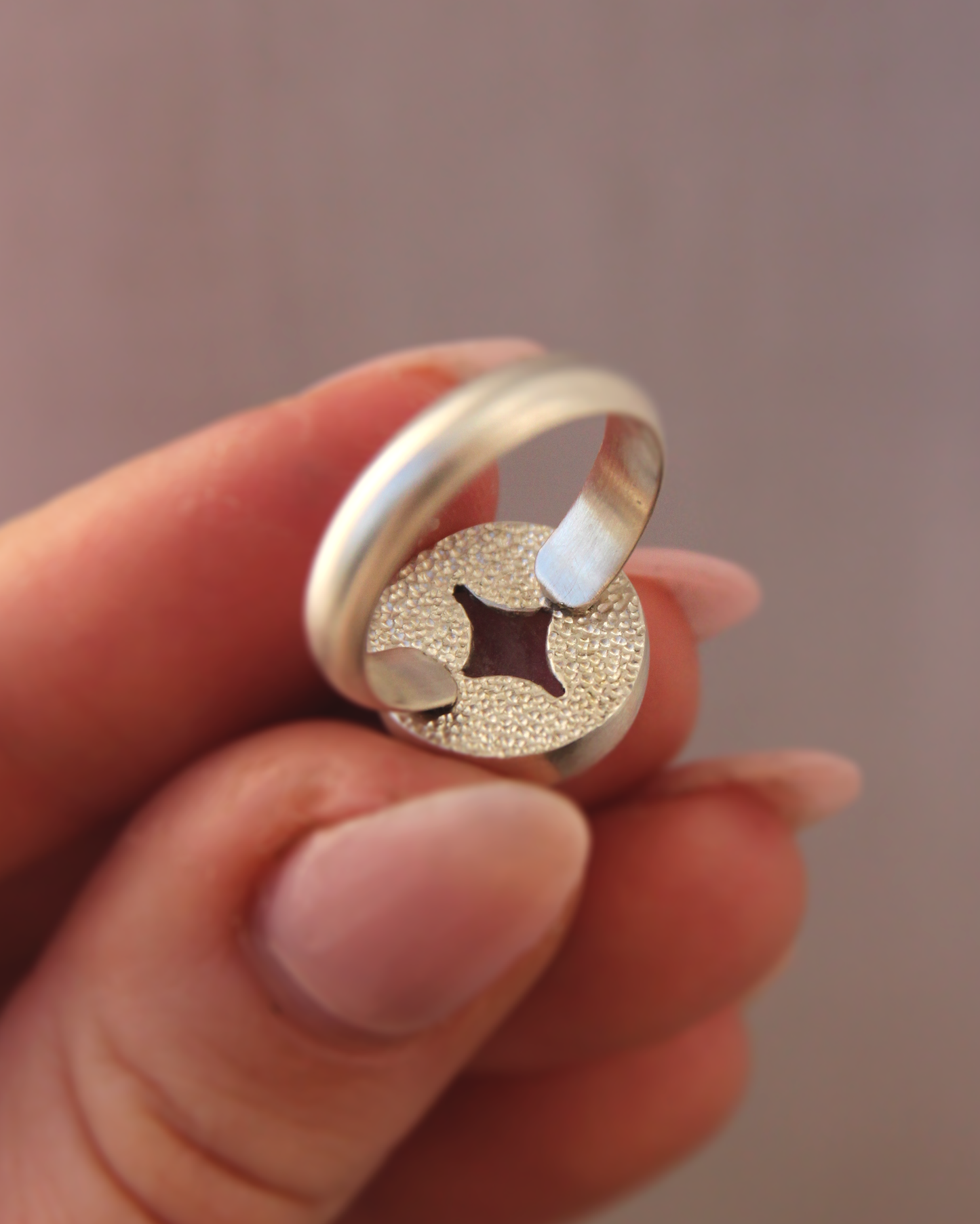 Moon Egg Ring ~ Round