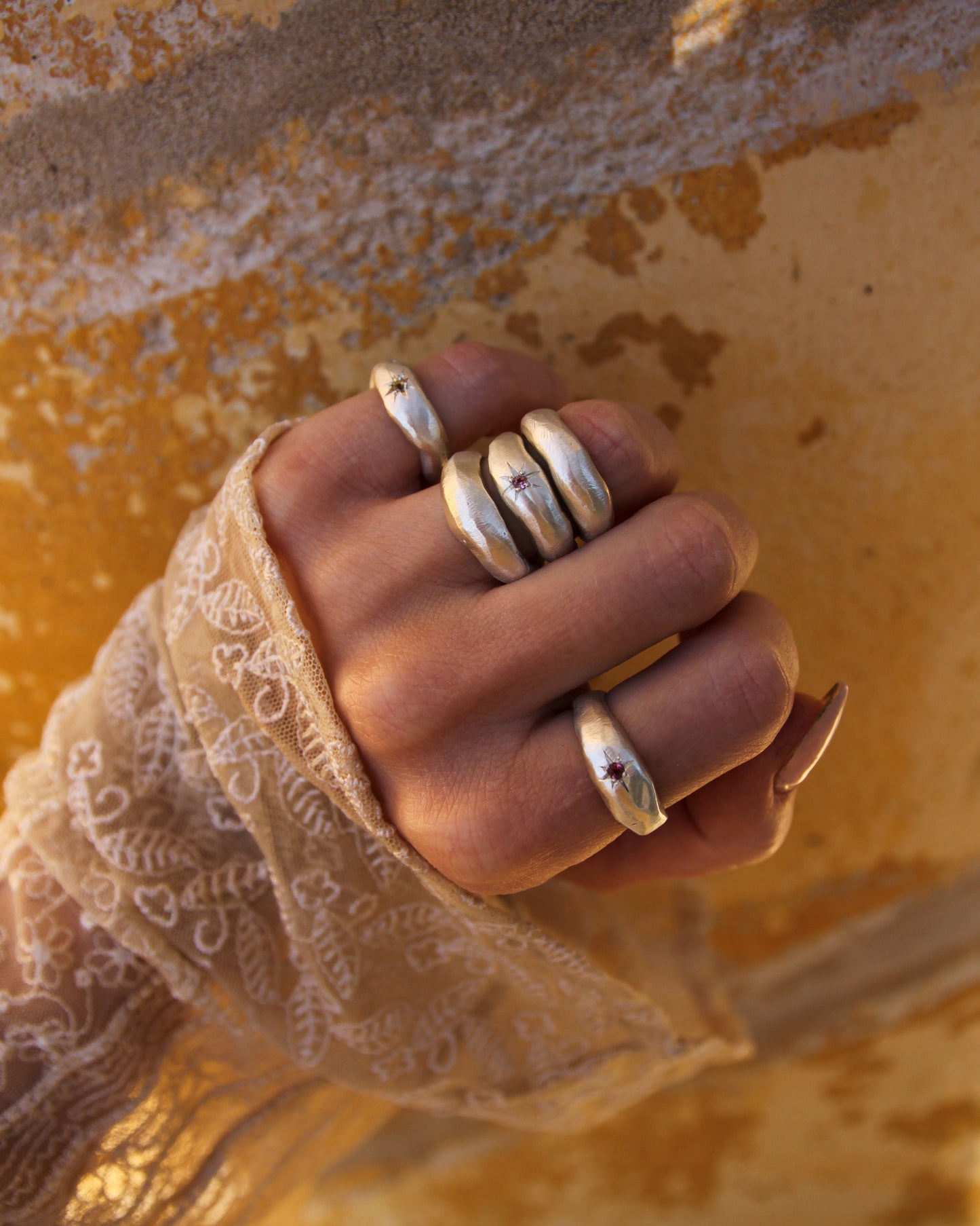 Hunk Of The Moon Ring