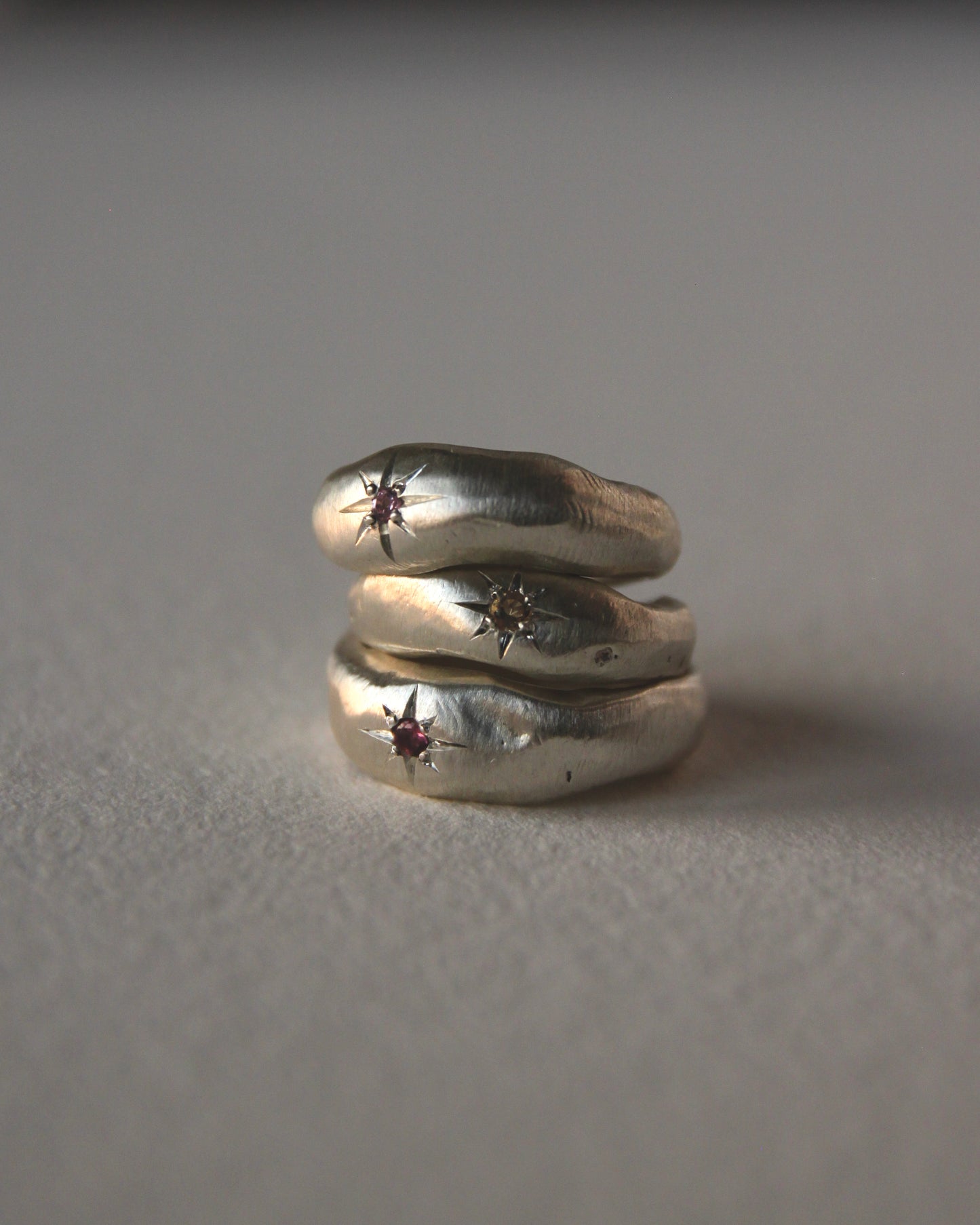 Hunk Of The Moon Ring - Single Star